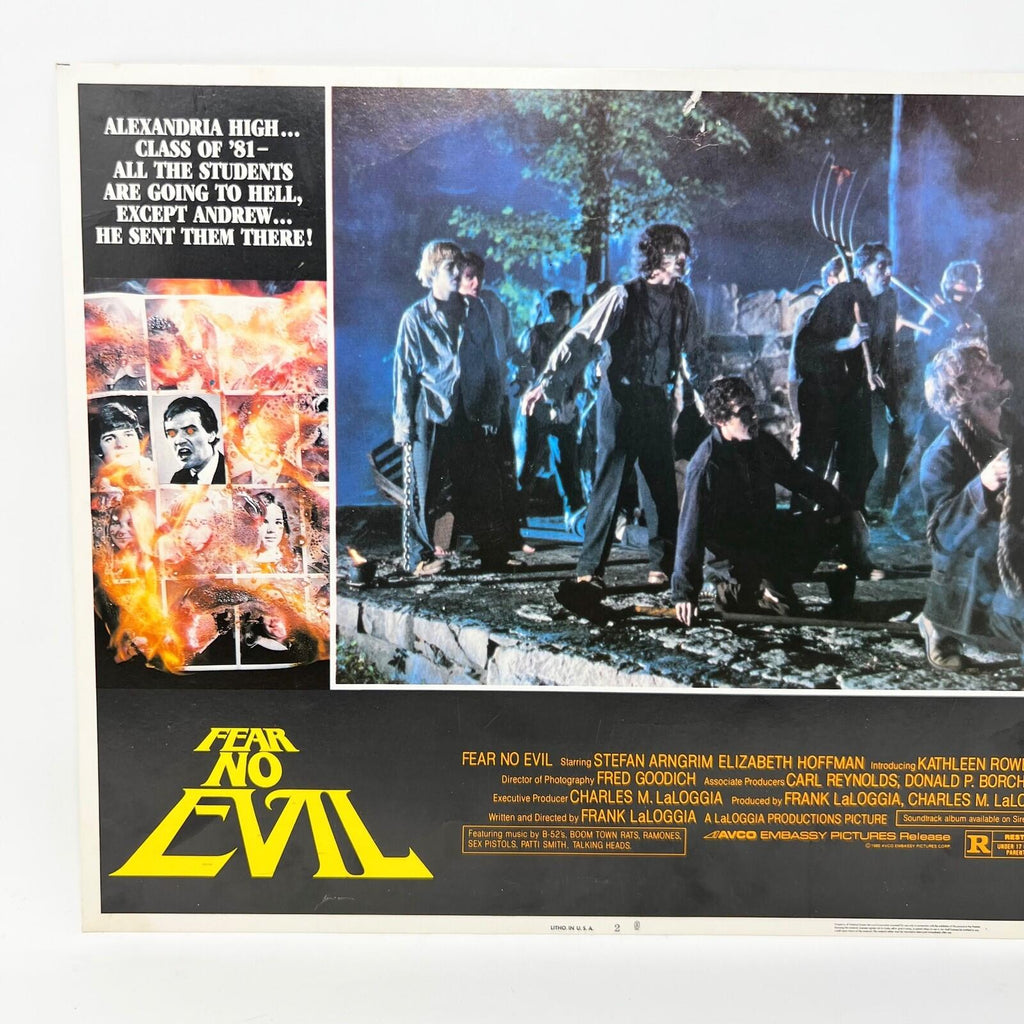 Fear No Evil Horror Sci-fi Collectible movie Lobby Card No.2