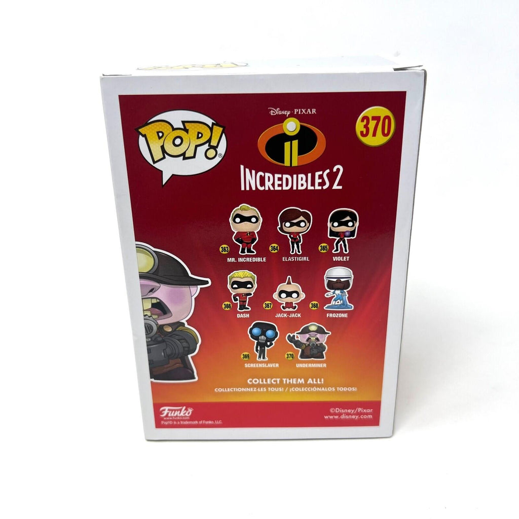 Funko Pop Disney Pixar Incredibles 2 Underminer Vinyl Figure