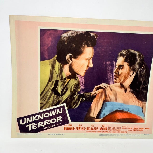 1957 Unknown Terror  Movie Lobby Card No.7