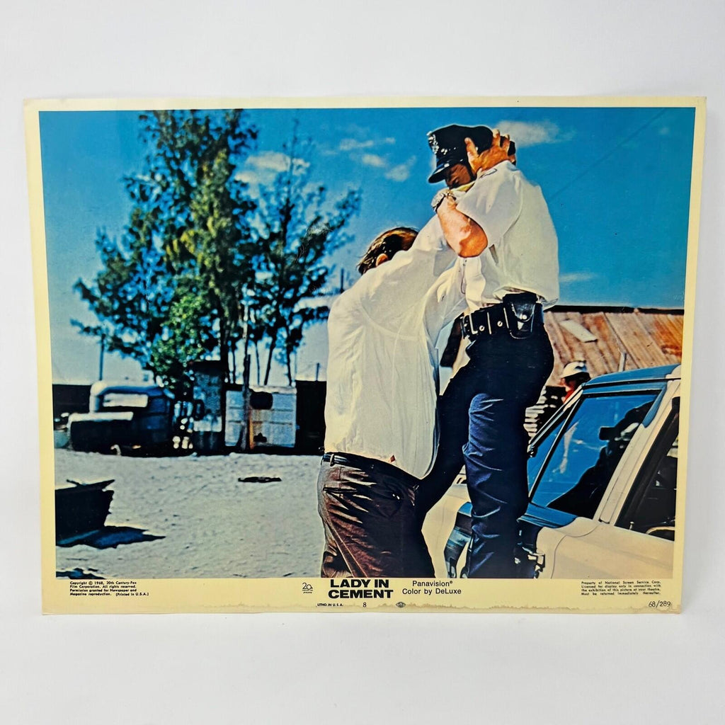 1968 Lady In Cement Collectible movie Lobby Card No. 1- 8