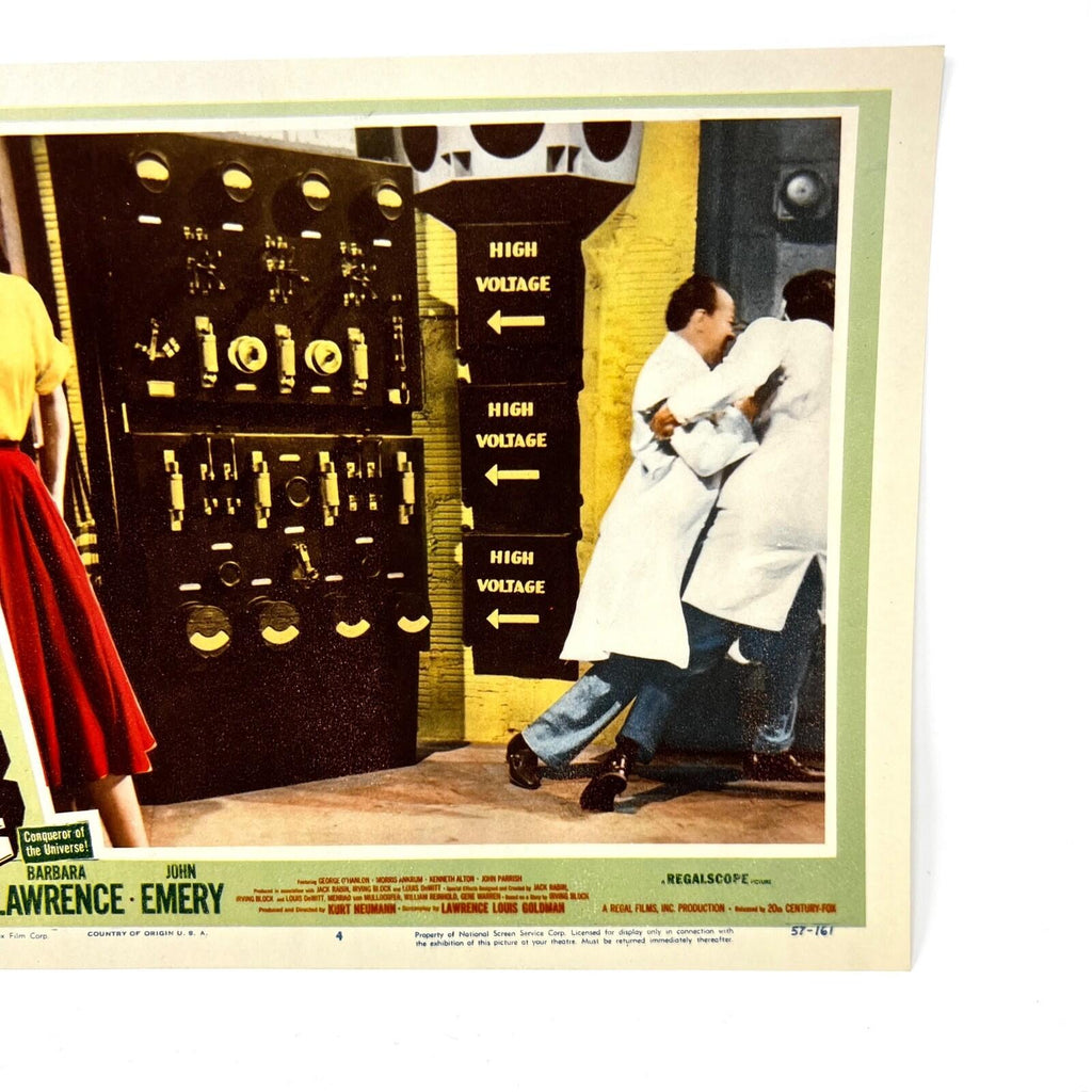 1957 Kronos Scifi Collectible Movie Lobby Card 4 Jeff Morrow Barbara Lawrence