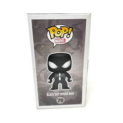 Funko Pop Marvel Walgreens Exclusive Black Suit Spider-Man bobble-head
