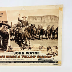 1954 John Wayne She Wore a Yellow Ribbon Collectible Movie Lobby Card (a)