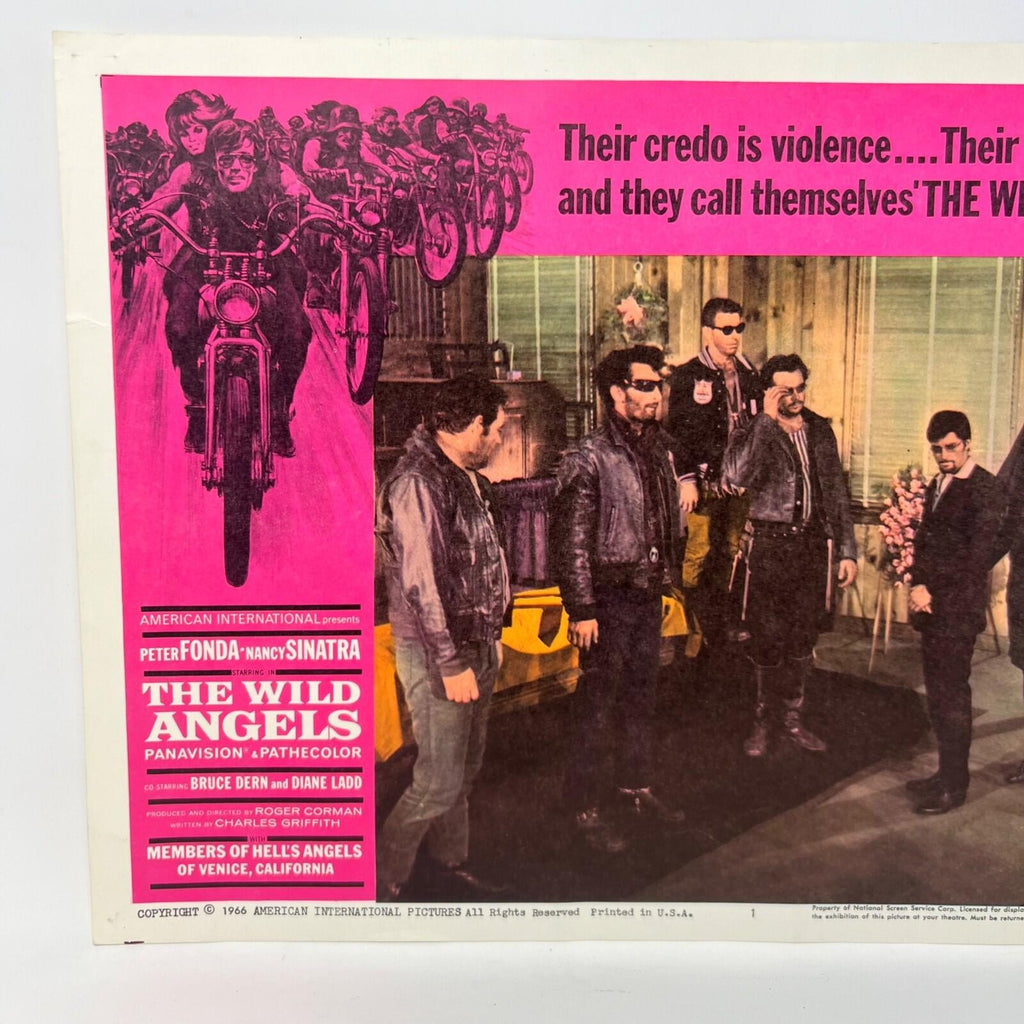 1966 The Wild Angels Movie Lobby Card No.1