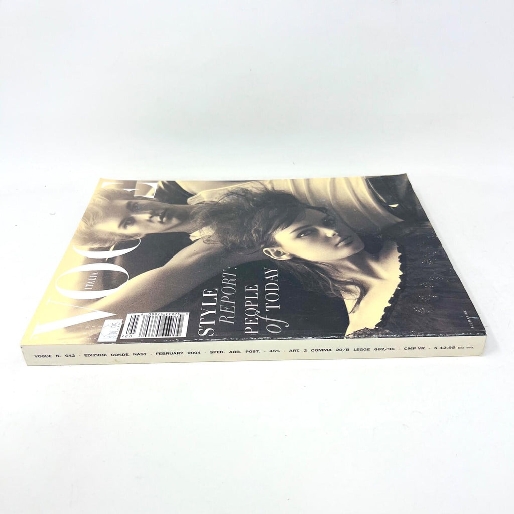 VOGUE ITALIA Magazine February 2004 Lisa Cant Trentini Caroline 642