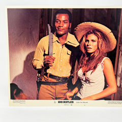 100 Rifles Movie Lobby Card Raquel Welch  Jim Brown No. 2