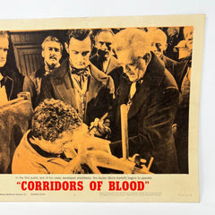 1963 Corridors Of Blood Orginal Movie Lobby Card No.1