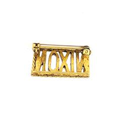 Vintage 1968 Presidential Campaign Richard Nixon Lapel Pin