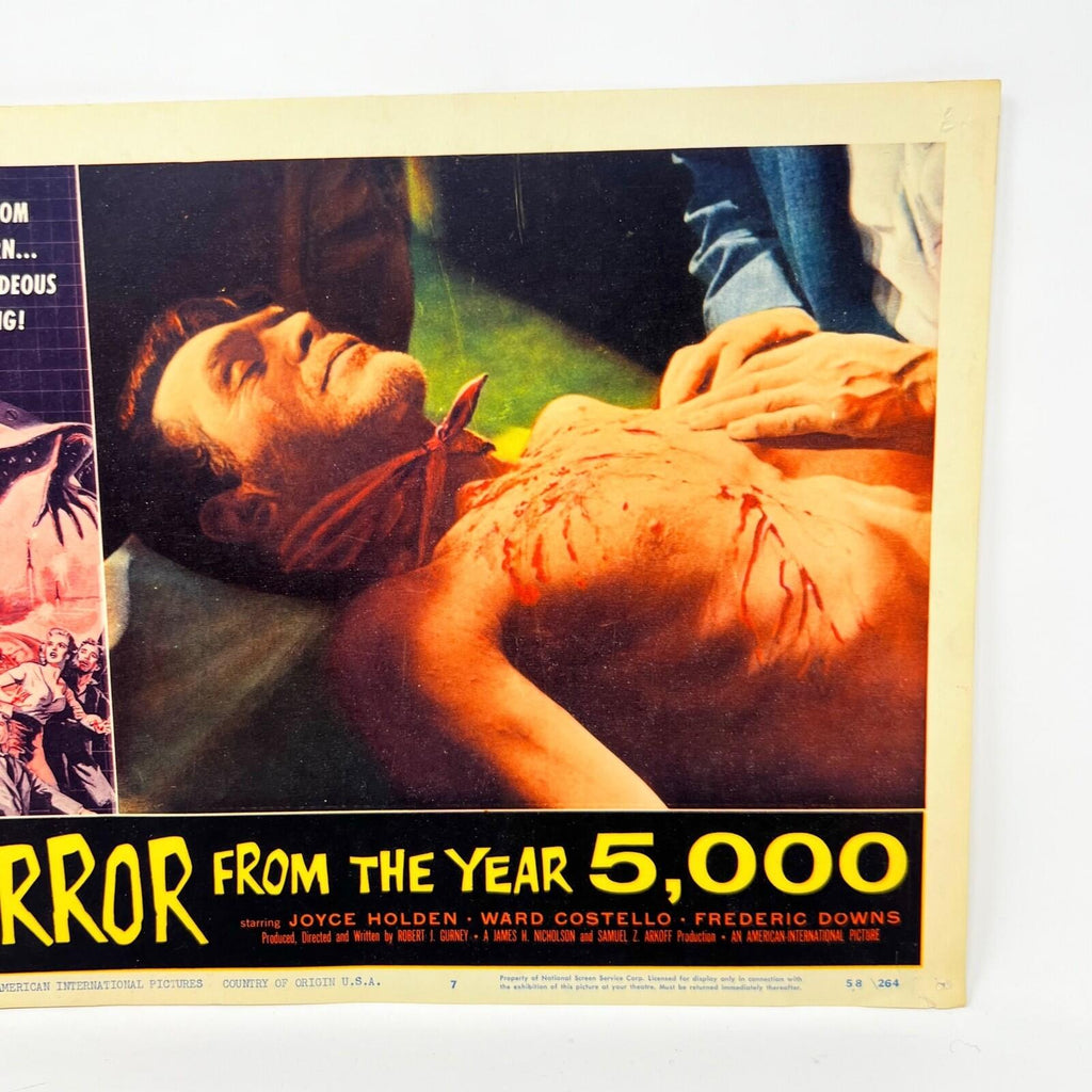 1958 Terror From The Year 5,000 Original Movie Lobby Card No.7