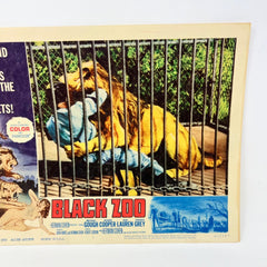 1963 Black Zoo Vintage Movie Lobby Card No.7