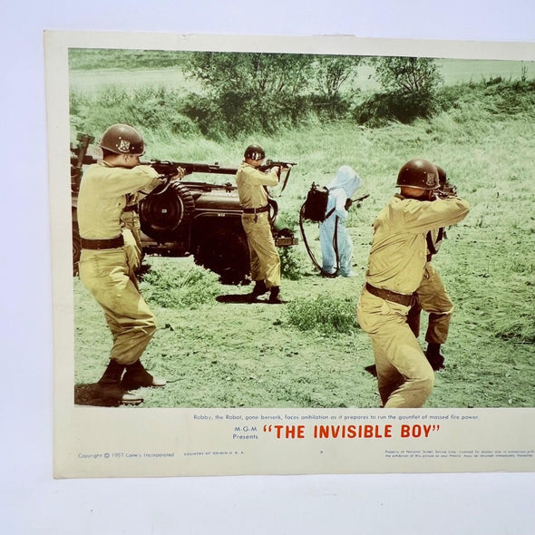 1957 The Invisible Boy  Collectible Movie Lobby Card