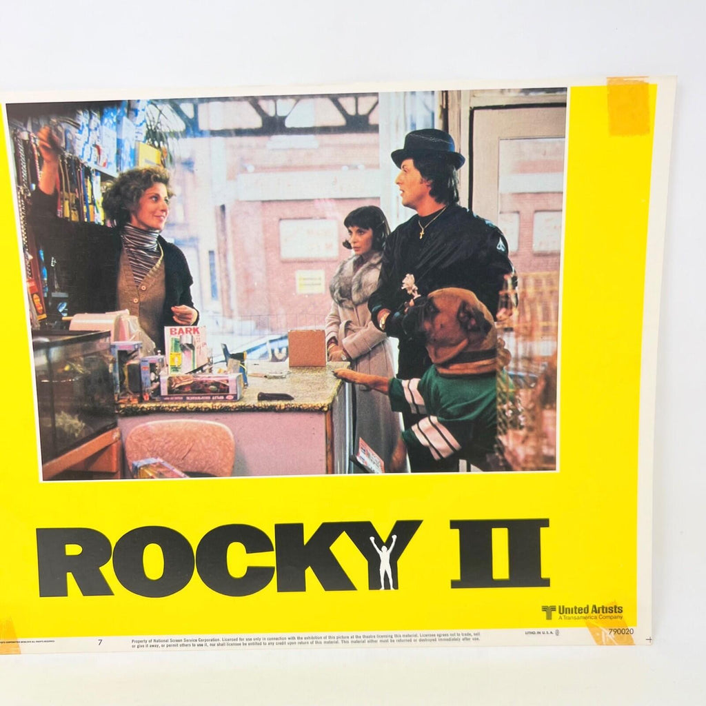 1979  Rocky II Original Movie Lobby card No.7