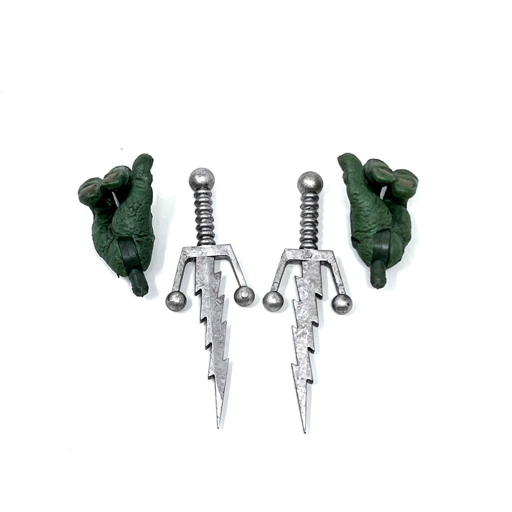 Neca Teenage Mutant Ninja Turtles Raphael hands w lightning bolt sai
