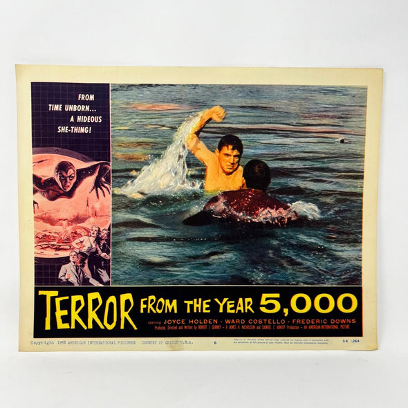 1958 Terror From The Year 5,000 Original Movie Lobby Card No.6