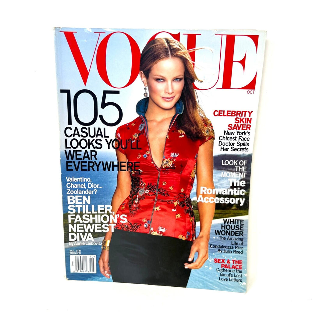 Vogue Magazine October 2001 Carolyn Murphy