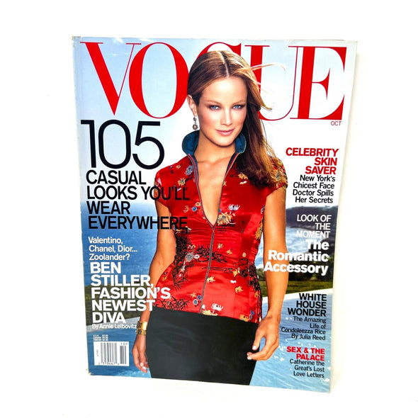 Vogue Magazine October 2001 Carolyn Murphy