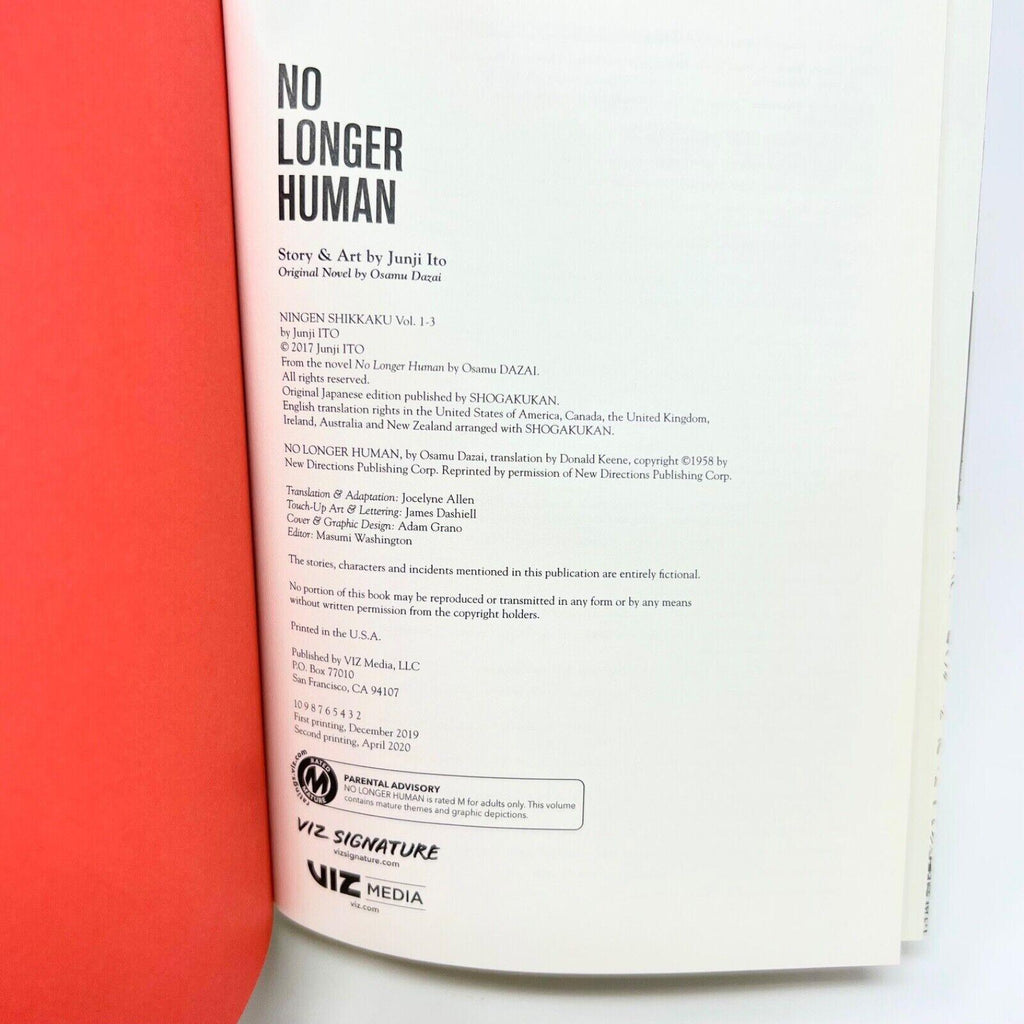 No Longer Human - Hardcover By Ito, Junji - GOOD
