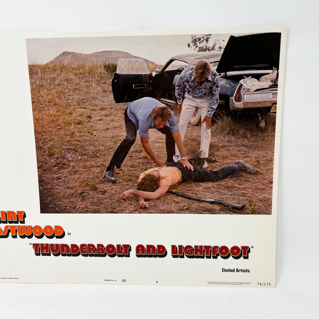 Thunderbolt and Lightfoot Collectible Movie Lobby Card Clint Eastwood No.4