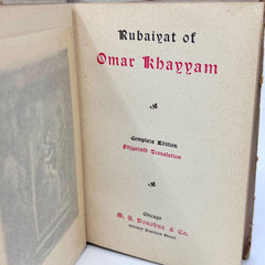 Rubaiyat of Omar Khayyam  M.A. Donohue & Co. By Fitzgerald Translation
