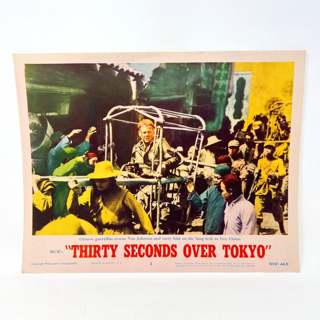 1955 Thirty Seconds Over Tokyo Lobby Card Movie Poster No.2