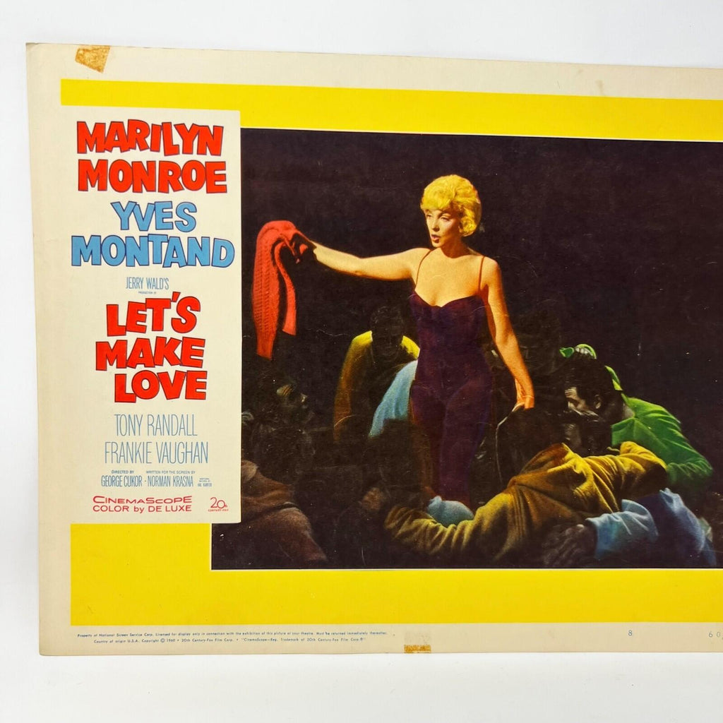Let's Make Love Collectible movie Lobby Card  Marilyn Monroe Yves Montand