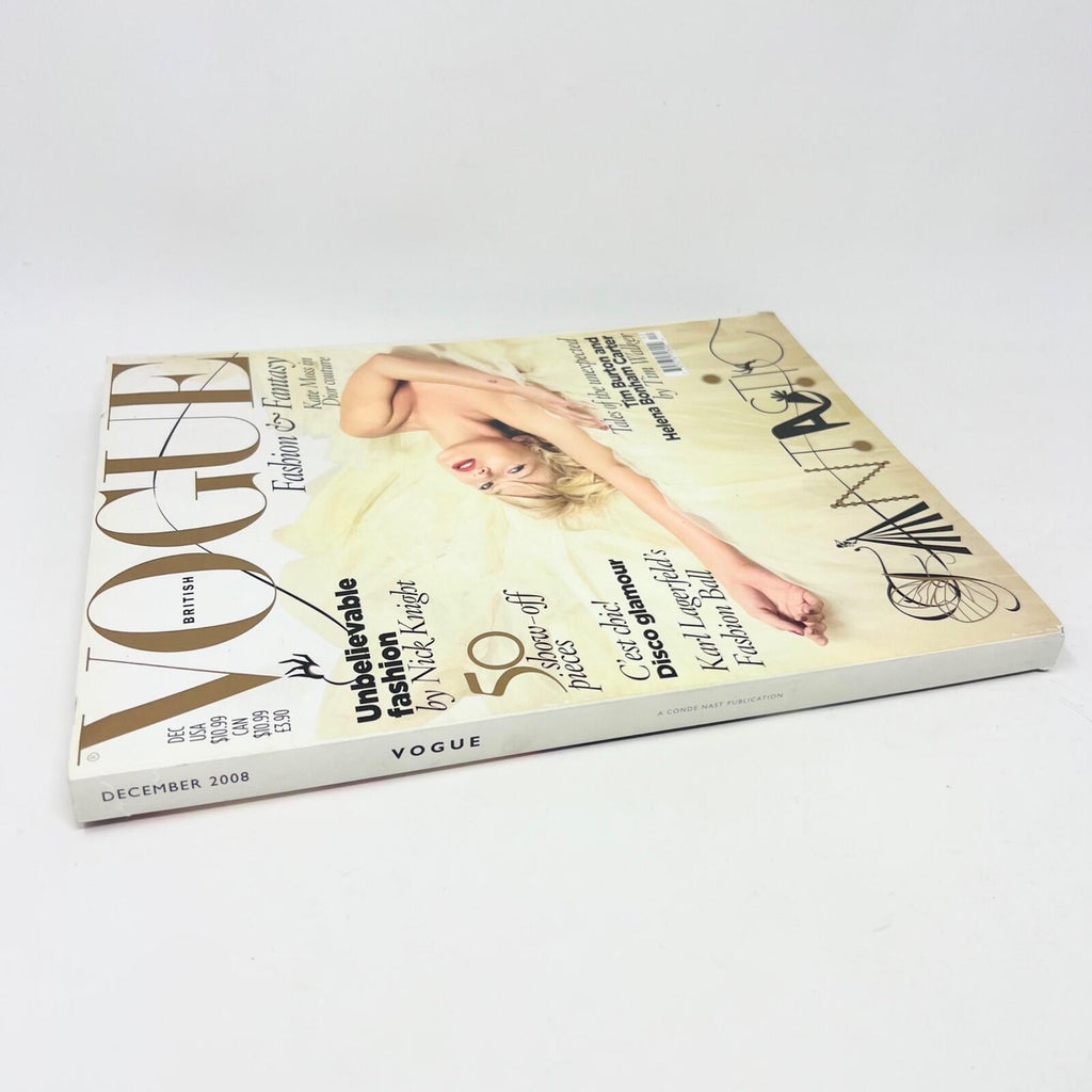 Vogue Fashion Magazine December 2008 Kate Moss Cover