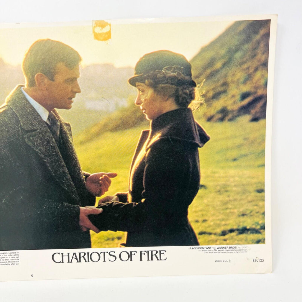 1981 Chariots Of Fire Lobby Card Movie Poster No.5