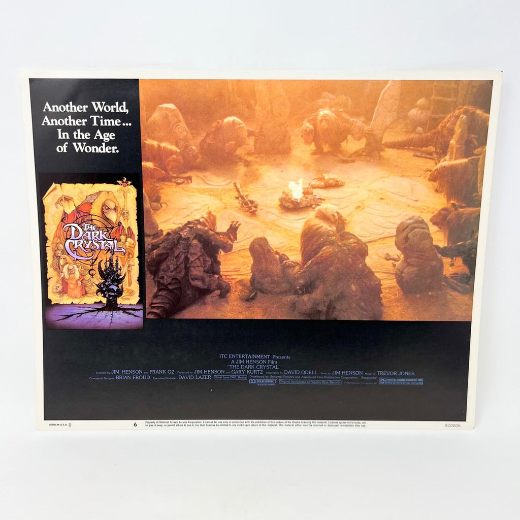 1982 The Dark Crystal Movie Sci-fi Lobby Card Poster No.6