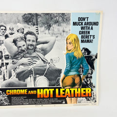 1971 Chrome And Hot Leather Movie Lobby Card No.2
