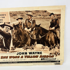 1954 John Wayne She Wore a Yellow Ribbon Collectible Movie Lobby Card (b)