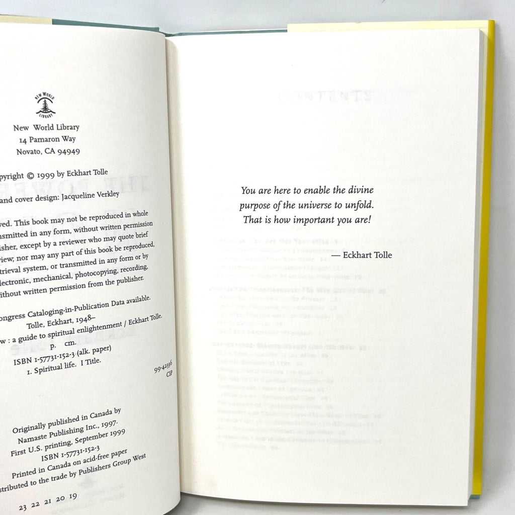 The Power of Now: A Guide to Spiritual Enlightenment Hardcover