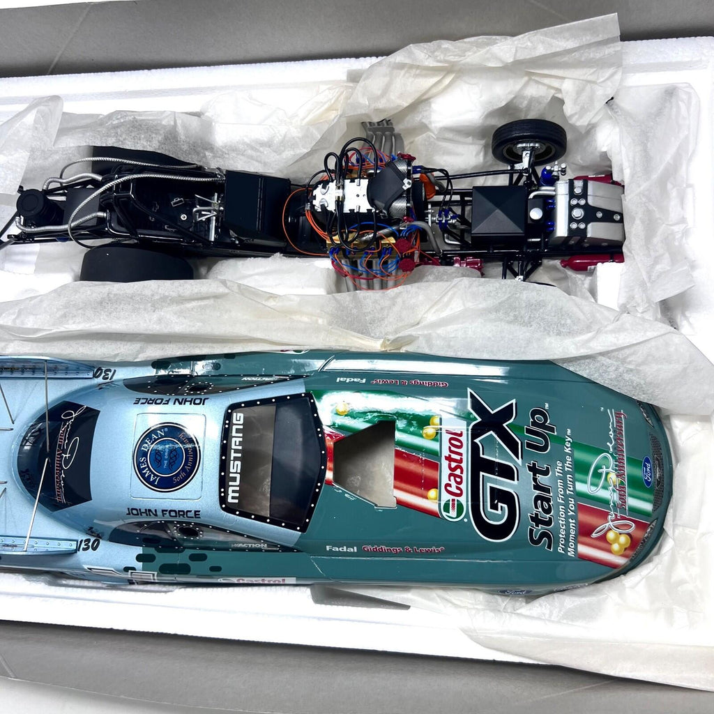 John Force Castrol GTX Start Up James Dean 2005 Mustang Funny Car 1/792 1:16