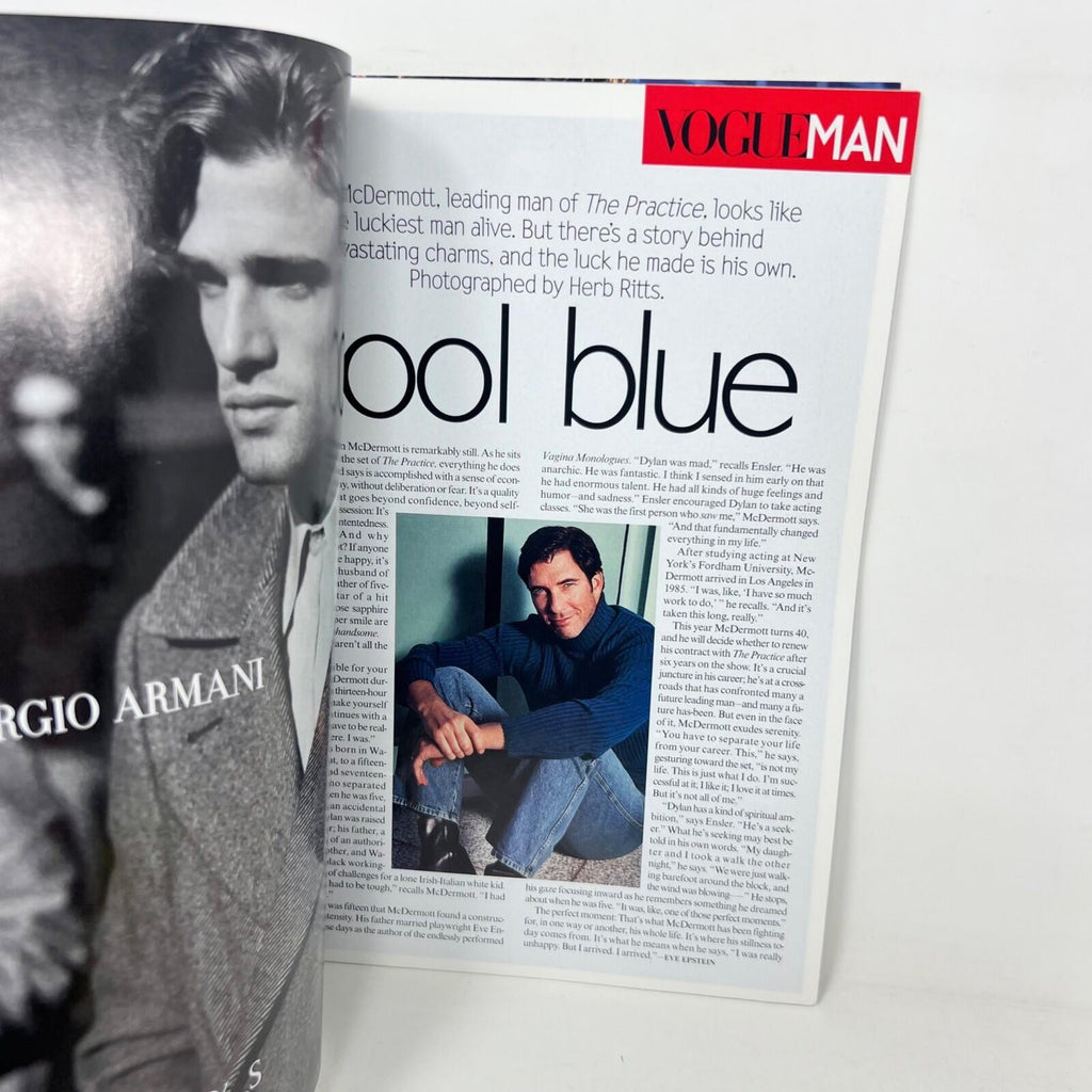 Vogue Man Supplement to Vogue 2002 Dylan McDermott K