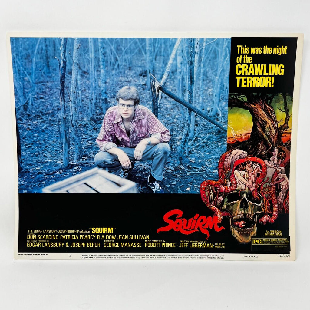 1974 Crawling Terror Squirm Collectible movie Lobby Cards set of 7