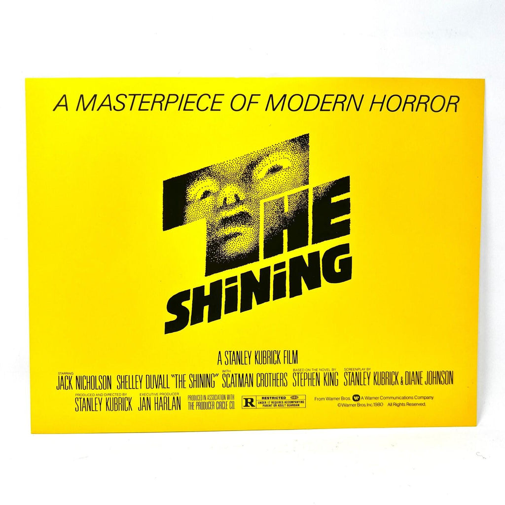 A Masterpiece of Modern Horror The Shining Lobby Card 11X14  (a)