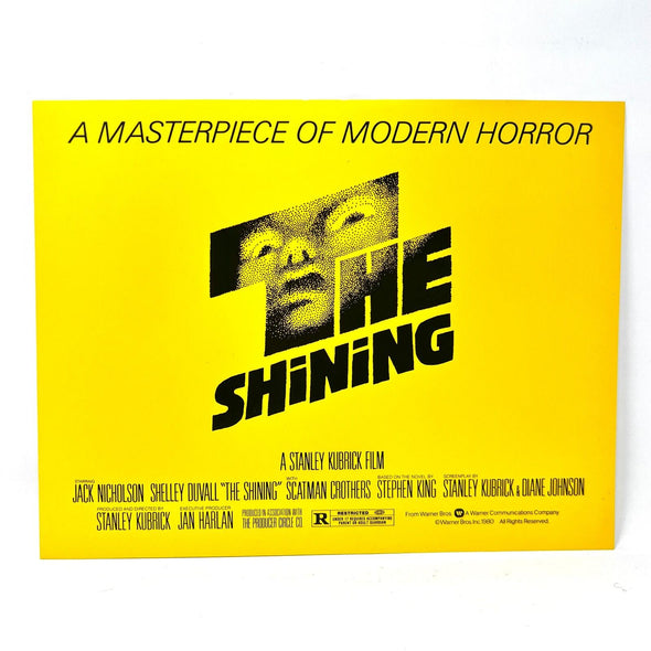 A Masterpiece of Modern Horror The Shining Lobby Card 11X14  (a)