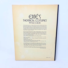 Erte’s Theatrical Costumes Book In Full Color 1979 Costume Design Art