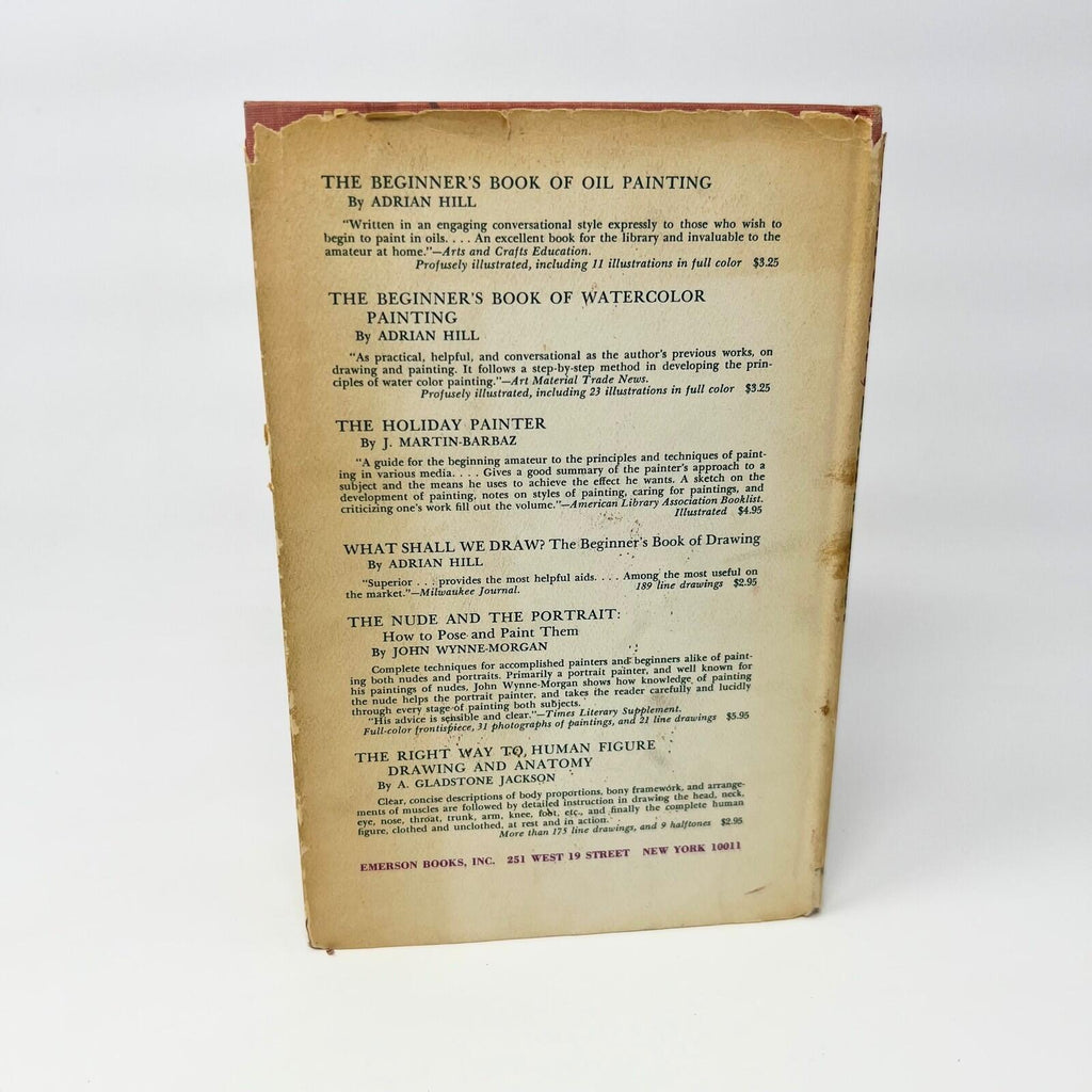 Paint Now, Learn Later by Guy R. Williams 1966 Hardcover Book