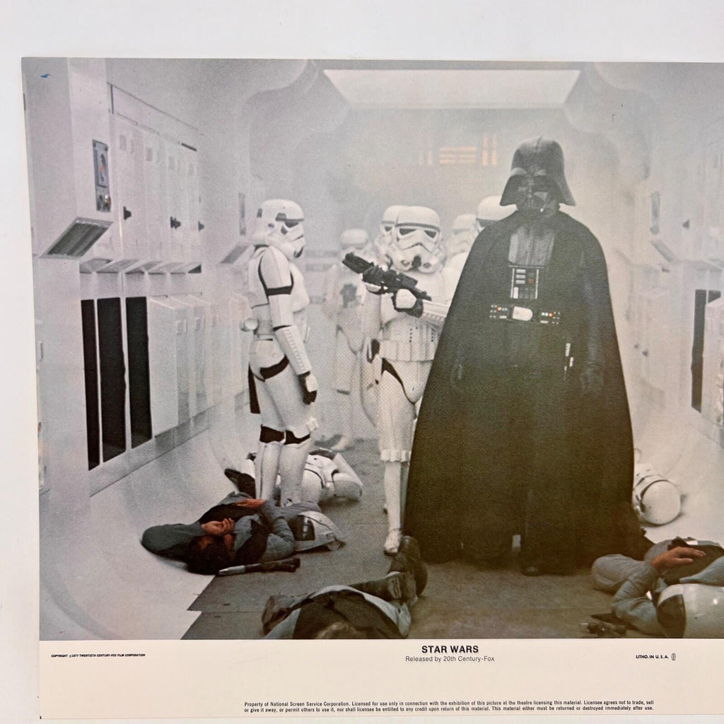 Star Wars Episode IV A New Hope Sci-Fi Original Movie Lobby Card (c) Darth Vader