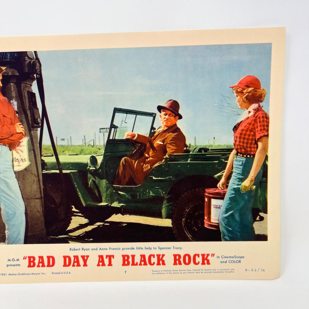 1961 Bad Day At Black Rock Lobby Card Movie Poster No.7