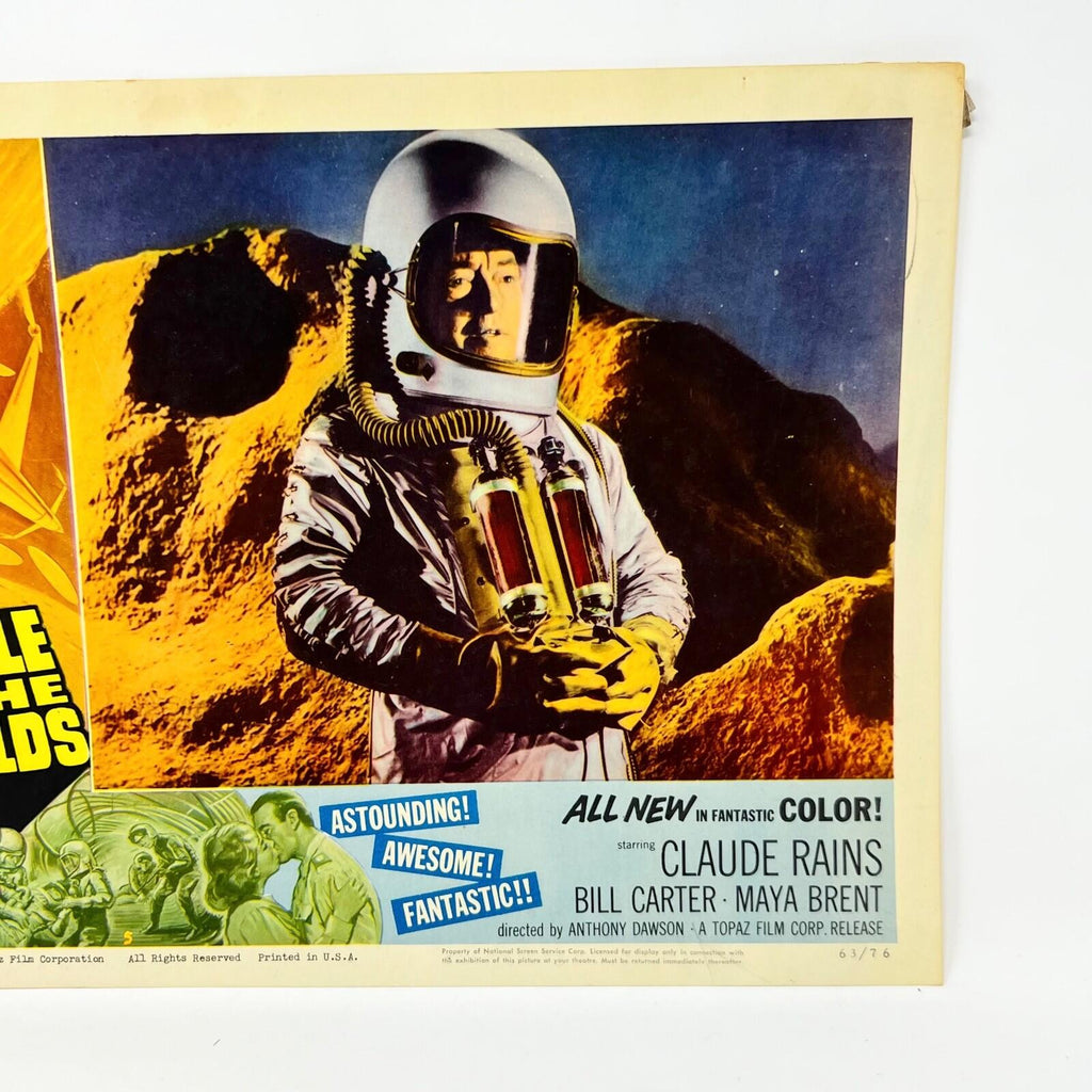 Battle Of The Worlds Collectible movie Lobby Card Claude Rains Maya Brent