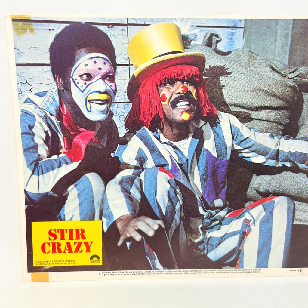 1980 Stir Crazy Collectible Movie Lobby Card No.1