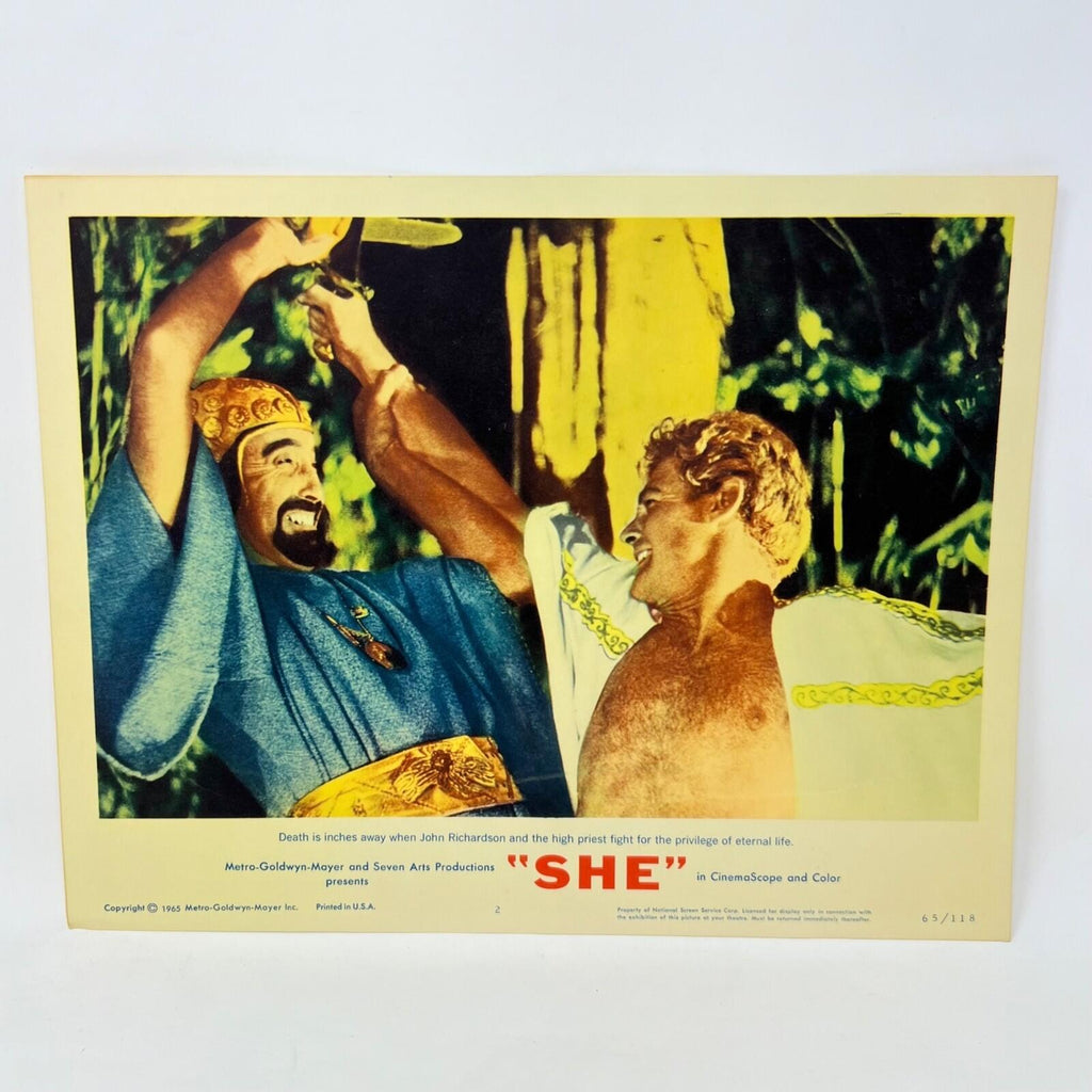1965 She Collectible Movie Lobby Card No.2