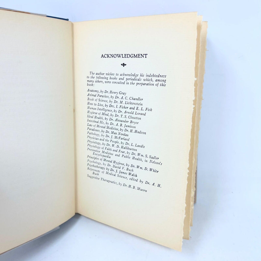 A Study in Mental Hygiene-A. Adolphe Linke Hardcover First Edition