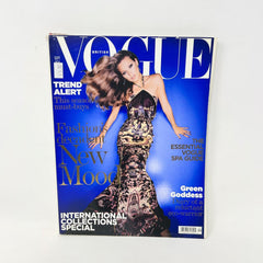 British Vogue September 2004 Magazine Kate Moss Cover