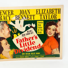 Father's Little Dividend Movie Lobby Card No.1 Spencer Tracy Elizabeth Taylor