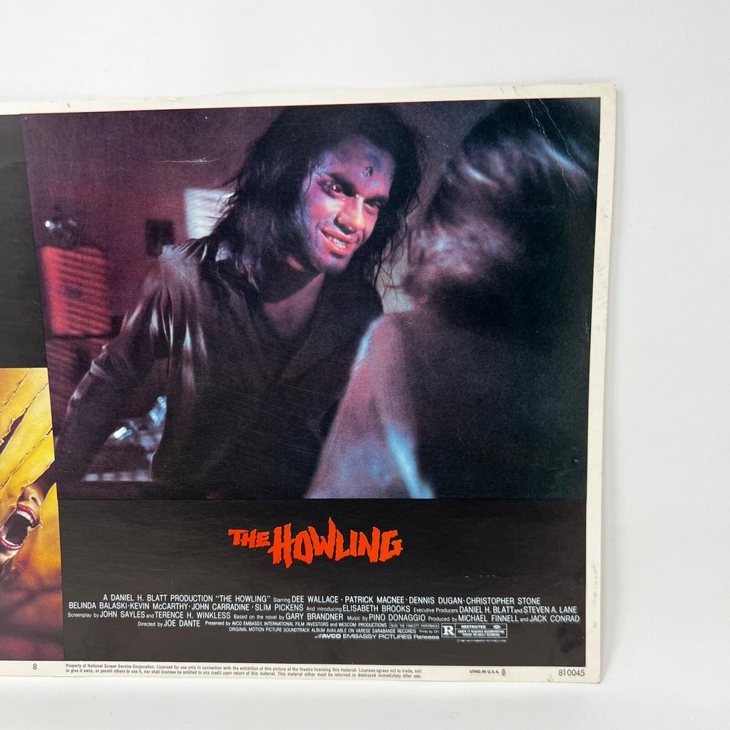 The Howling Horror Collectible movie Lobby Card No.8