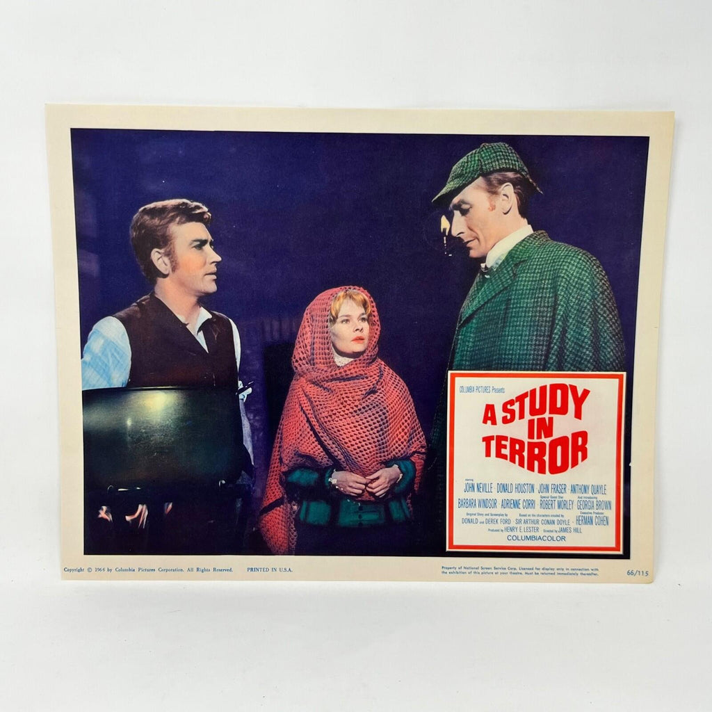 1966 Sherlock Holmes Meets jack The Ripper A Study In Terror Movie Lobby Card 7