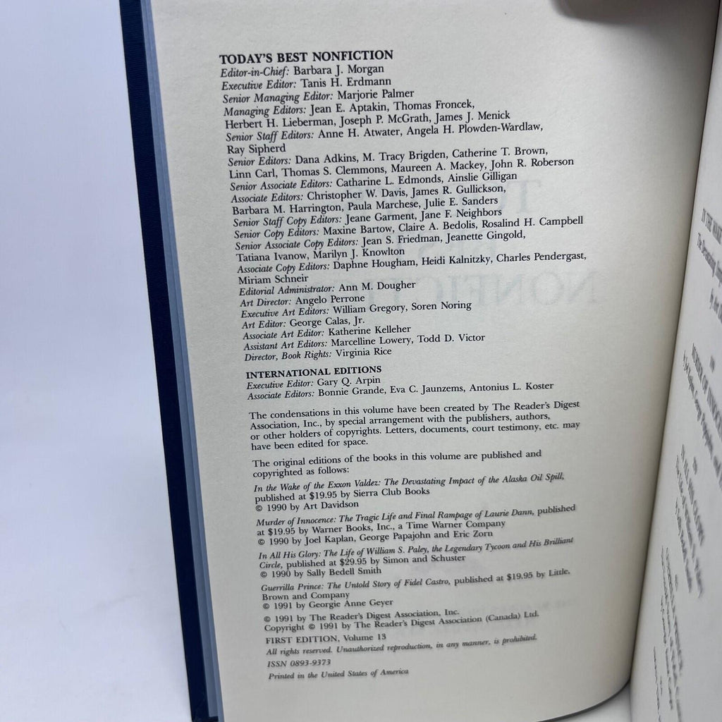 Todays Best Nonfiction Hardcover