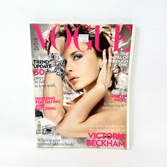 British Vogue UK Magazine April 2008 Victoria Beckham